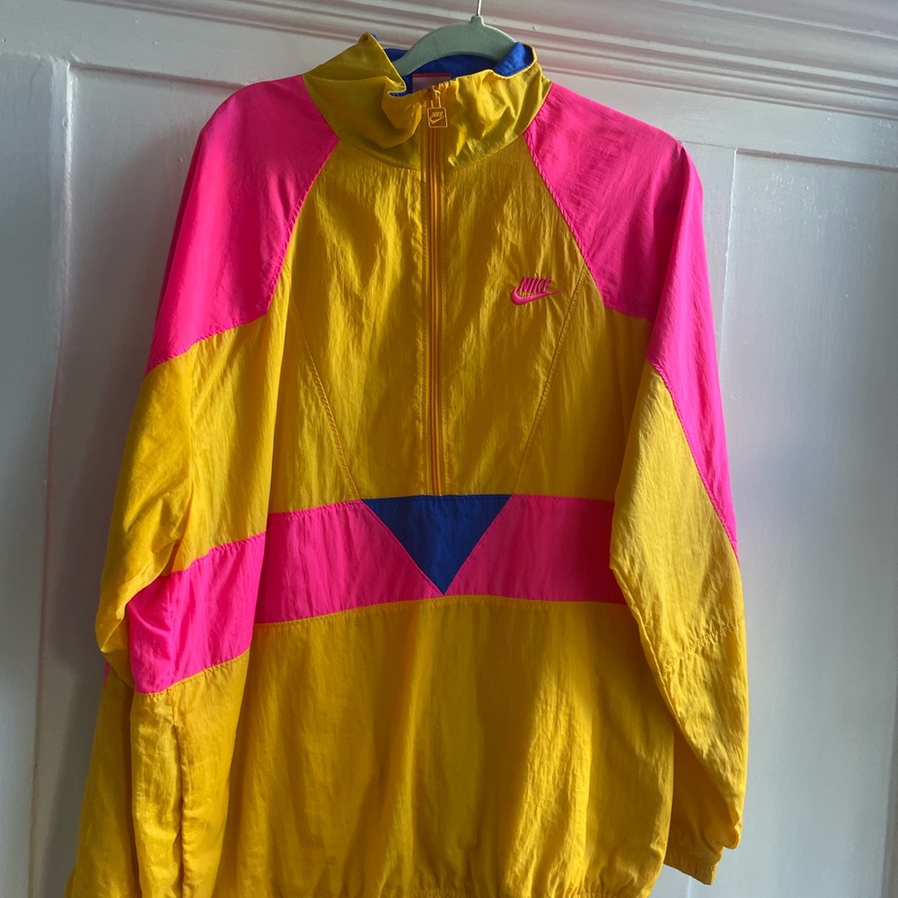 Vintage RARE Nike Color block Windbreaker Jacket